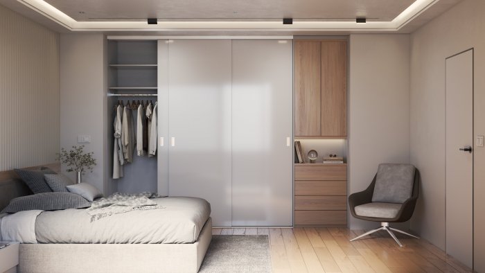 Elegantná vstavaná skriňa do spálne na mieru / Vstavané skrine na mieru – Bratislava a Trnava Elegantná vstavaná skriňa do spálne na mieru / Vstavané skrine na mieru – Bratislava a Trnava